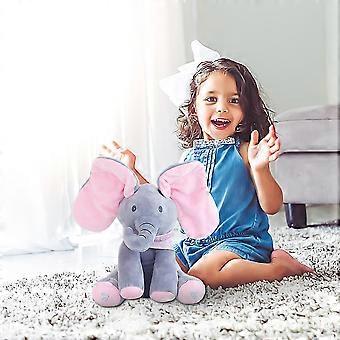 Adorable Peekaboo Elephant Teddy – Interactive Plush Toy.