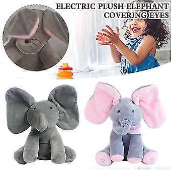 Adorable Peekaboo Elephant Teddy – Interactive Plush Toy.