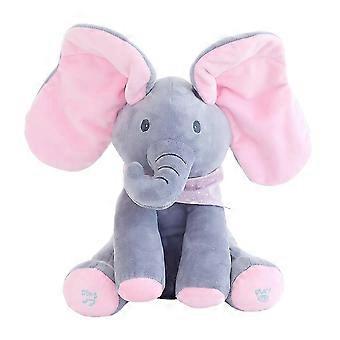 Adorable Peekaboo Elephant Teddy – Interactive Plush Toy.