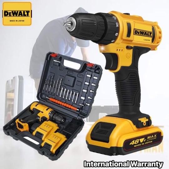 2 Lithium Batteries DeWALT Electric Drill