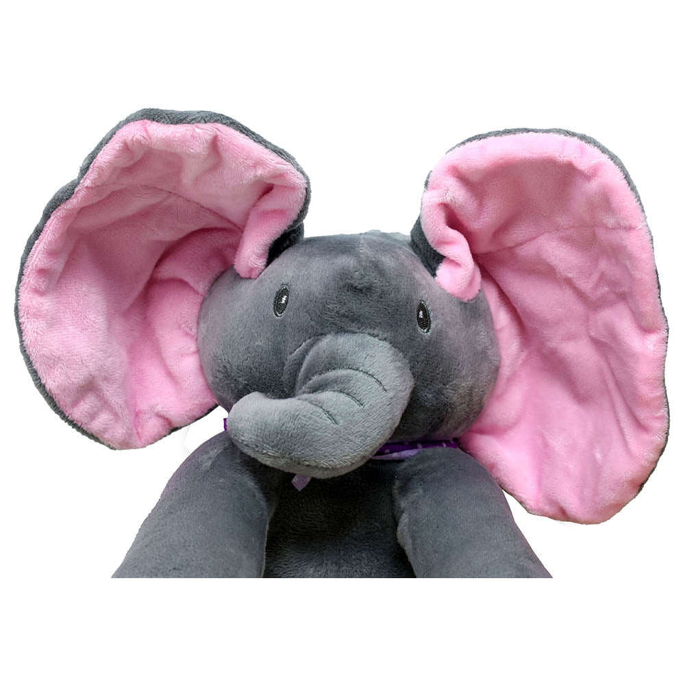 Adorable Peekaboo Elephant Teddy – Interactive Plush Toy.